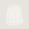 Veste croisée en laine et mohair Veste croisée en laine et mohair