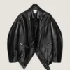Veste de motard réversible en cuir