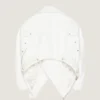 Veste de motard réversible en cuir Veste de motard réversible en cuir