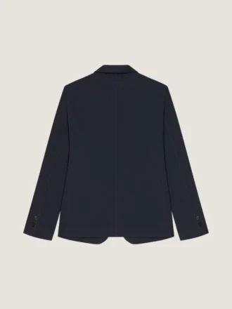 Veste déstructurée à simple boutonnage en coton