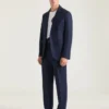 Veste déstructurée à simple boutonnage en flanelle