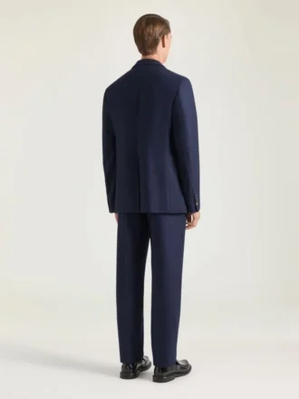 Veste déstructurée à simple boutonnage en flanelle