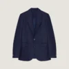 Veste déstructurée à simple boutonnage en flanelle