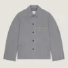 Veste en denim à chevrons brodée « Givenchy Paris » Veste en denim à chevrons brodée « Givenchy Paris »