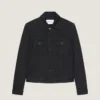 Veste en denim noir Veste en denim noir