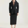 Veste à l&rsquo;envers en laine
