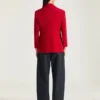 Veste à simple boutonnage en crêpe cady Veste à simple boutonnage en crêpe cady
