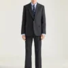 Veste à simple boutonnage en flanelle