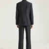 Veste à simple boutonnage en flanelle
