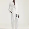 Pantalon à double pli en laine Pantalon à double pli en laine