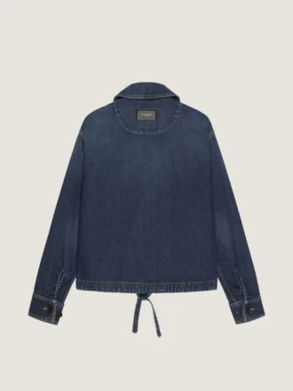 Veste smock en denim brut