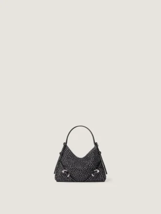 Voyou Bag en cuir avec strass
