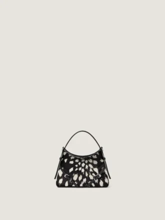 Voyou Bag en cuir effet poney avec imprimé animalier
