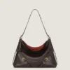 Voyou Bag moyen en cuir brillant Voyou Bag moyen en cuir brillant
