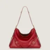 Voyou Bag moyen en cuir brillant Voyou Bag moyen en cuir brillant