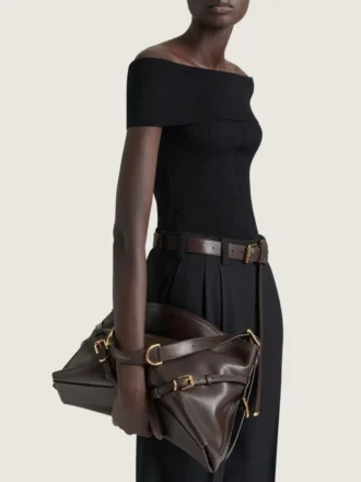 Voyou Bag moyen en cuir brillant