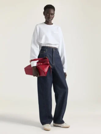 Voyou Bag moyen en cuir brillant