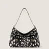 Voyou Bag moyen en cuir effet poney avec imprimé animalier Voyou Bag moyen en cuir effet poney avec imprimé animalier