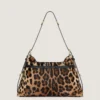 Voyou Bag moyen en cuir effet poney avec motif léopard Voyou Bag moyen en cuir effet poney avec motif léopard