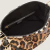 Voyou Bag moyen en cuir effet poney avec motif léopard Voyou Bag moyen en cuir effet poney avec motif léopard