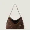 Voyou Bag moyen en daim Voyou Bag moyen en daim