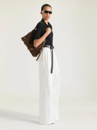 Voyou Bag moyen en daim