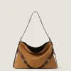 Voyou Bag moyen en daim et cuir