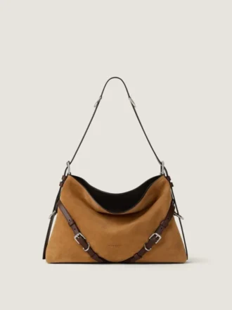 Voyou Bag moyen en daim et cuir