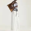 Voyou Bag moyen en daim et cuir